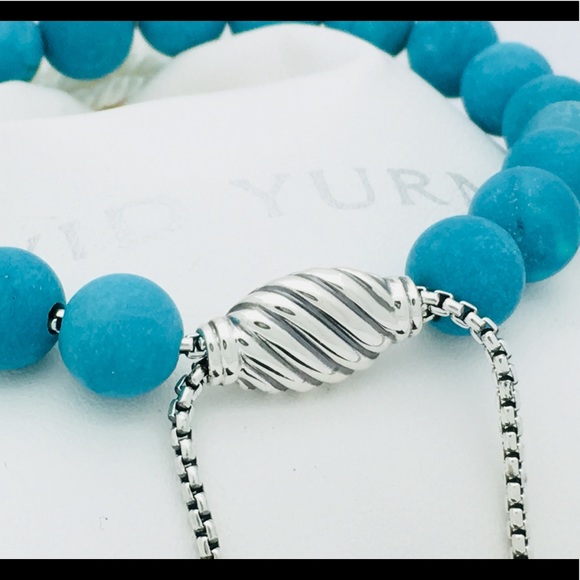 David Yurman Spiritual Bead Turquoise Bracelet - Picture 3 of 3